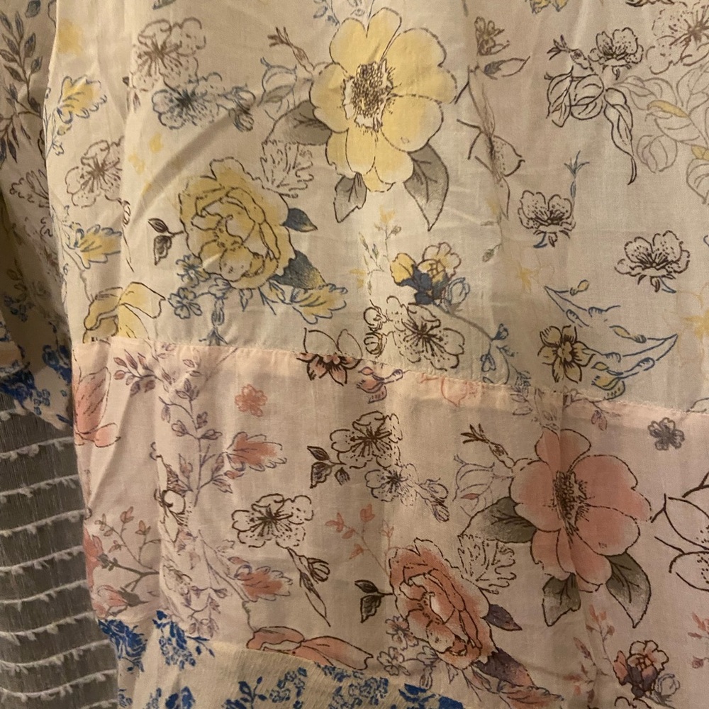 Boho Democracy Multicolor Floral Blouse - Picture 4 of 5